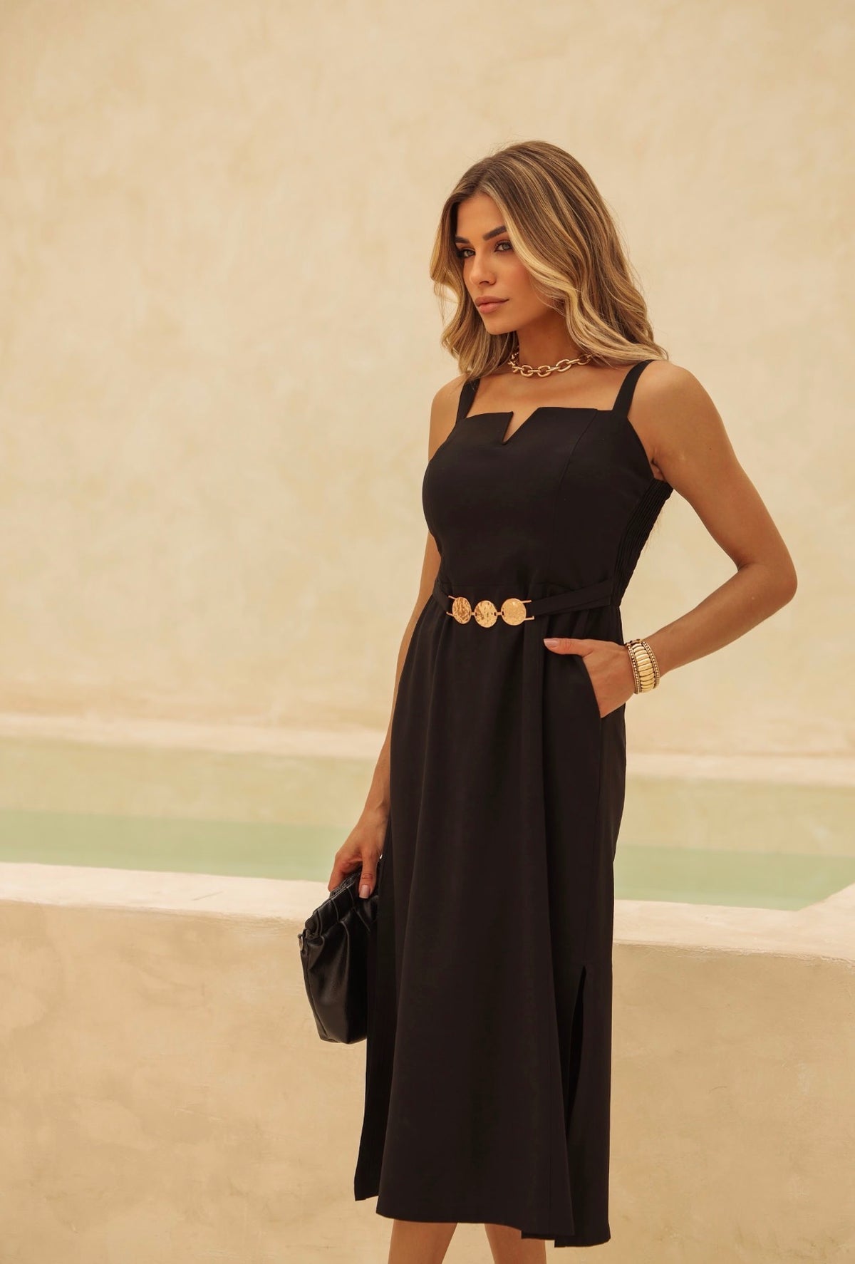 Lígia Dress in Black – women's dress by USE Monami